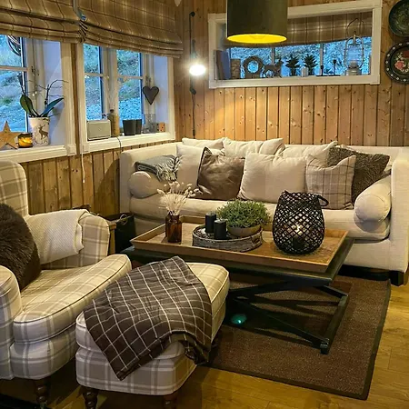 Log At The Foot Of Hallingskarvet Ferienhaus *