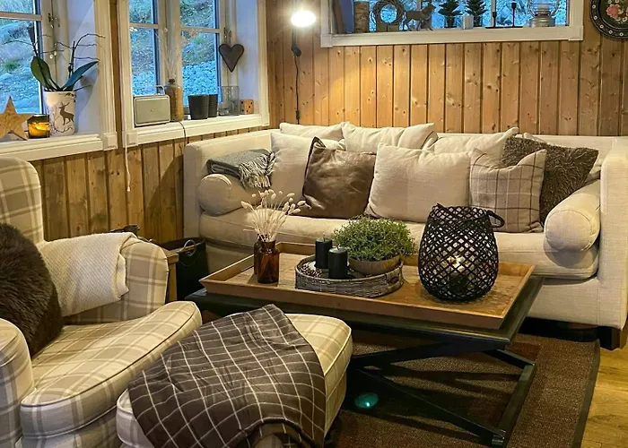 Log At The Foot Of Hallingskarvet Ferienhaus *