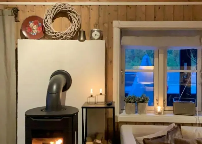 Log At The Foot Of Hallingskarvet Ferienhaus